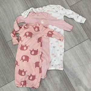 Simple Joys by Carters 0-3 months girls Sleeping Gowns baby infant newborn pink